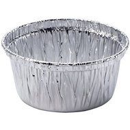 90 Aluminum Foil Muffin Cupcake Ramekin Cups (4 oz) Disposable