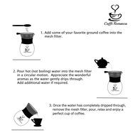 Premium Pour Over Drip Coffee Maker, Complete with an Elegant 12oz. Glass Carafe, Stainless Steel Filter AND Bonus... N3