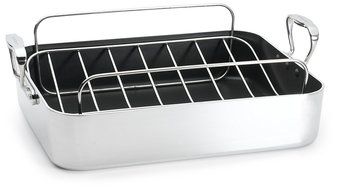 Chef's Design 18-14 1/4-Inch French Roaster with Rack