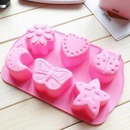 Y&amp;XL&amp;H 6 Hole Insect Moon Shape Cake Mold