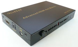ViewHD Premium HDMI 4x2 Matrix v1.3 for HD 1080P with SPDIF Digital Surround or HiFi Stereo Audio Output (Compact... N7