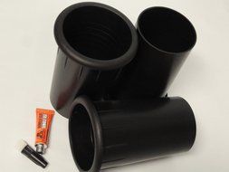 3 Case Pack Kit 2 1/2" x 5" Subwoofer Speaker Ports with Gorilla Glue