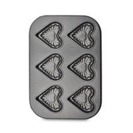 Fluted 6-Cavity Non-Stick Pan, Heart Shape N2