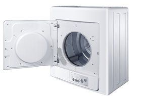Haier HPL141E 2.6 cu. ft. Compact Electric Vented Dryer with Zinc Coated Drum and Electronic Controls