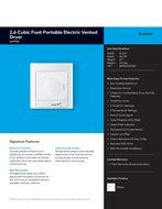Haier HPL141E 2.6 cu. ft. Compact Electric Vented Dryer with Zinc Coated Drum and Electronic Controls N2