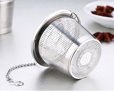 Bestwoohome Stainless Steel Tea Infuser/Filter for Loose Leaf Tea (Large) N9
