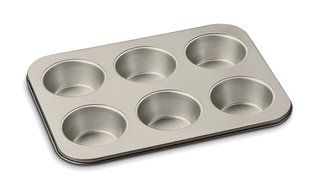 New Cuisinart AMB-6JMPCH 6 Cup Jumbo Muffin Pan-Champagne