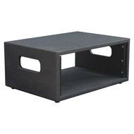 Sound Construction 4-Sp Mobile Rack: BLK