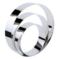 Aprince Cake Mold Mousse Ring - Set of 3 - 6''8''10'' Stainless Steel Cake Mousse Mold Baking Ring (Square) N2