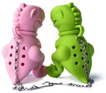 Altarmoss Tea Rex Dinosaur Tea Infuser - 100% Food Grade Silicone Tea Infuser (Set of 2, Green, Pink) N5