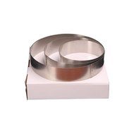Aprince Cake Mold Mousse Ring - Set of 3 - 6''8''10'' Stainless Steel Cake Mousse Mold Baking Ring (Square) N3