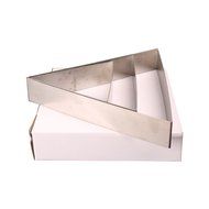 Aprince Cake Mold Mousse Ring - Set of 3 - 6''8''10'' Stainless Steel Cake Mousse Mold Baking Ring (Square) N4