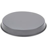 American Metalcraft HC90142 14" x 2" Hard Coat Anodized Aluminum Tapered / Nesting Pizza Pan
