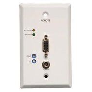 Tripp Lite B132-100-WP-1 TAA/GSA Compliant Wallplate Video Console - B132-100-WP-1