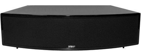 Earthquake Sound Titan Theia Curved Cabinet Center Channel Speaker, Single - Piano Black