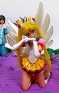 10 Piece SAILOR MOON Themed Birthday Cake Topper Set Featuring Sailor Moon and Friends Characters and Decorative... N8