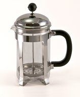 Gourmet Home and Kitchen French Press Borosificate Glass and Stainless steel Coffee and Tea Maker, 20 oz N4