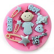 Kyz Kuv Baby Brooch Bear Silicon Cake Mold