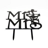 Ecape Creative Mr and Mrs Personalized Wedding Cake Toppers Deer Cake Topper for Special Events N36