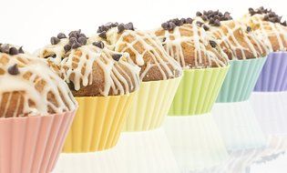 Premium Jumbo Reusable Nonstick Silicone Muffin Liners / Baking Cups - No BPA N9