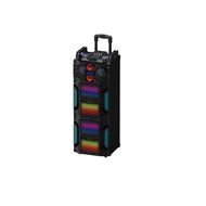 IQ Sound IQ-3922DJBT 2x12" Rechargeable DJ Speaker w/Bluetooth/FM/USB/SD/AUX/EQ/Mic/Remote