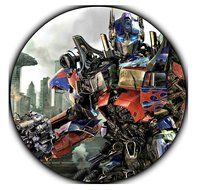 Transformers Edible Image Photo Sugar Frosting Icing Cake Topper Sheet Birthday Party - 8&quot; ROUND - 75737