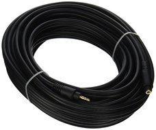 Monoprice 105592 35-Feet Premium Stereo Male to Stereo Female 22AWG Extension Cable - Black