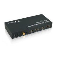Portta PET4000 HDMI Switch/Switcher 4 Port v1.3 with Toslink and Digital Coaxial support 3D Splitter HDTV 1080p