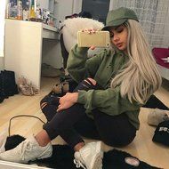 Hoodie Sweatshirt,Morecome Womens Loose Casual Long Sleeve Hoodie Pullover (L, Army Green1) N11