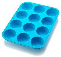 Small Silicone Mini Muffin Pans - Non-Stick Bakeware for Muffins, Cakes and Cupcakes - 12 Cups Silicone Mold /... N9