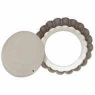 Webake 4 Inch Quiche Pans Removable Bottom Mini Tart Pans Set of 6 N4