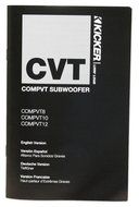 Package: Kicker 10CVT10-4 Ohm 800 Watt Shallow Mount Car Subwoofer + Rockville RSST10 Single 10" Shallow Mount...