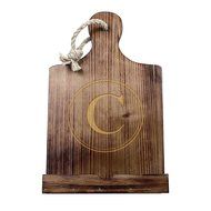 Cathy's Concepts Personalized Wooden iPad &amp; Recipe Stand, White, Letter W N9