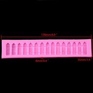 Whosee Style#4 3D Silicone Mold Fondant Cake Chocolate Decor Baking Mold Random Color N6