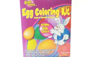 Dye Works Easter Egg Coloring Decorating Kit Color Dying Vibrant Bright Stands N3
