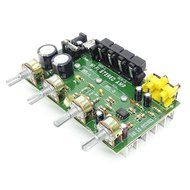 Qianson 12V Car Hifi Stereo Amplifier Board Treble Bass Volume Tone Module 25W x2 with USB Charging