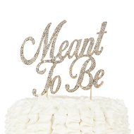 Happily Ever After Wedding Cake Topper, Gold Fairytale Princess Decoration (Happily Ever After - Gold) N46