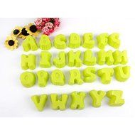 Y&amp;XL&amp;H Alphabet Baking Molds Fondant Mold Chocolate Mold Cake Decorating Mold (Random Color)