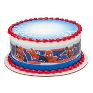 Spider Man Cake Strips Licensed Edible Cake Topper #8387