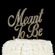 Happily Ever After Wedding Cake Topper, Gold Fairytale Princess Decoration (Happily Ever After - Gold) N48