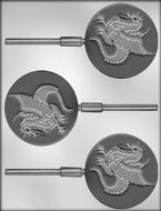 CK Products 3-Inch Dragon Sucker Chocolate Mold