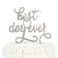 Happily Ever After Wedding Cake Topper, Gold Fairytale Princess Decoration (Happily Ever After - Gold) N50