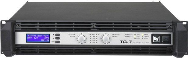 ElectroVoice TG 7 Tour Grade Amplifier with 2 Channels and Grounded Bridge Class-H Design N2