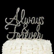 Happily Ever After Wedding Cake Topper, Gold Fairytale Princess Decoration (Happily Ever After - Gold) N52
