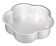 Fat Daddio&#039;s Anodized Aluminum Petal Cake Pan, 8 Inch x 2 Inch