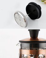 Kteam Newest French Stainless Steel Stovetop Coffee Tea Pot Expresso Coffee Latte Maker Pressure Pot Tea Hand... N5