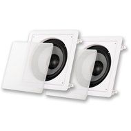2 Acoustic Audio CS-IW8SUB In Wall 500 Watt 8" Home Theater Passive Subwoofers CS-IW8SUB-2S
