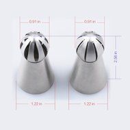 YOUKEE New Arrival 5pcs/set Unique Sphere Ball Design Russian Icing Piping Nozzles Cake Decoration Decor Tips...
