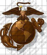 U.S. Marine Corps Licensed Edible Cake Topper #8432 N2