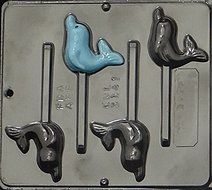 Dolphin Lollipop Chocolate Candy Mold 3341